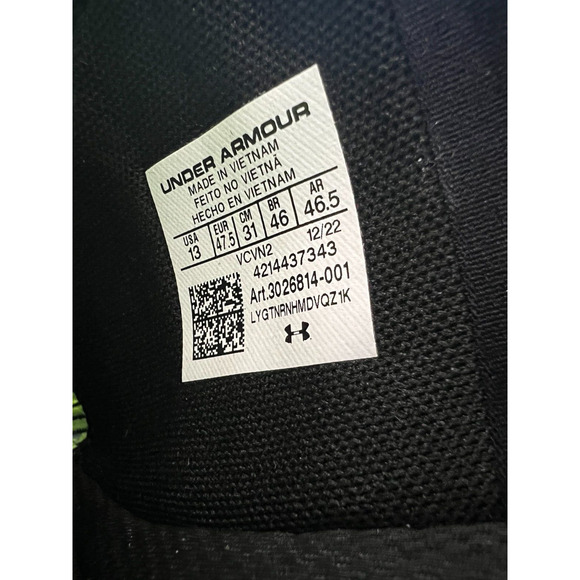 Under Armour HOVR Phantom 3 Rebel Pink Black Lime Surge 3026814-001 Size 13 main image 10